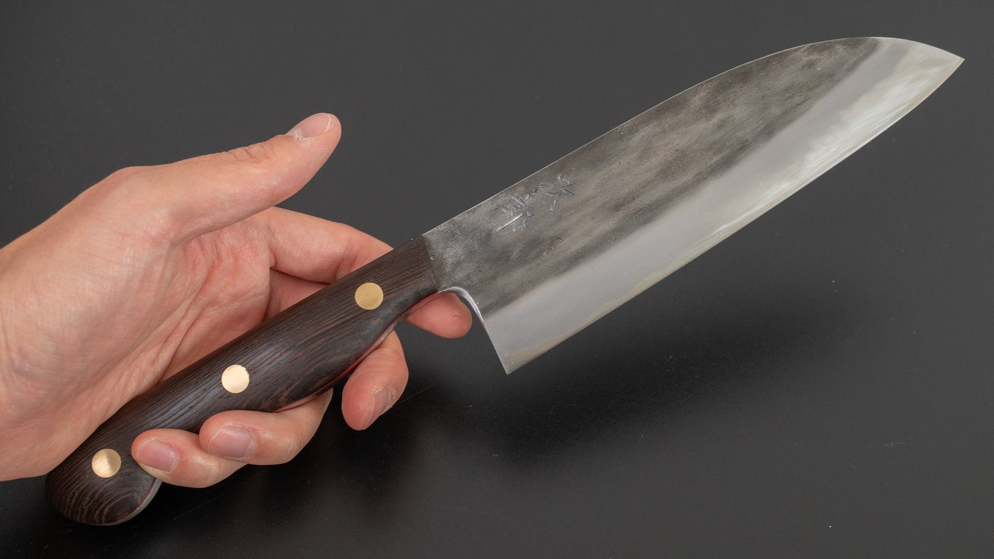 Jiro Tsuchime Yo Santoku 165mm Tagayasan Handle (#118) | HITOHIRA