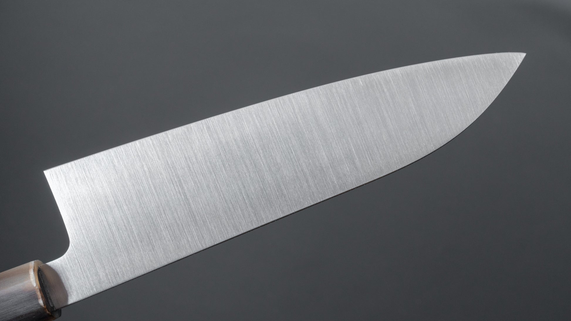 Hitohira Ashi White #2 Santoku 165mm Ebony Handle - HITOHIRA