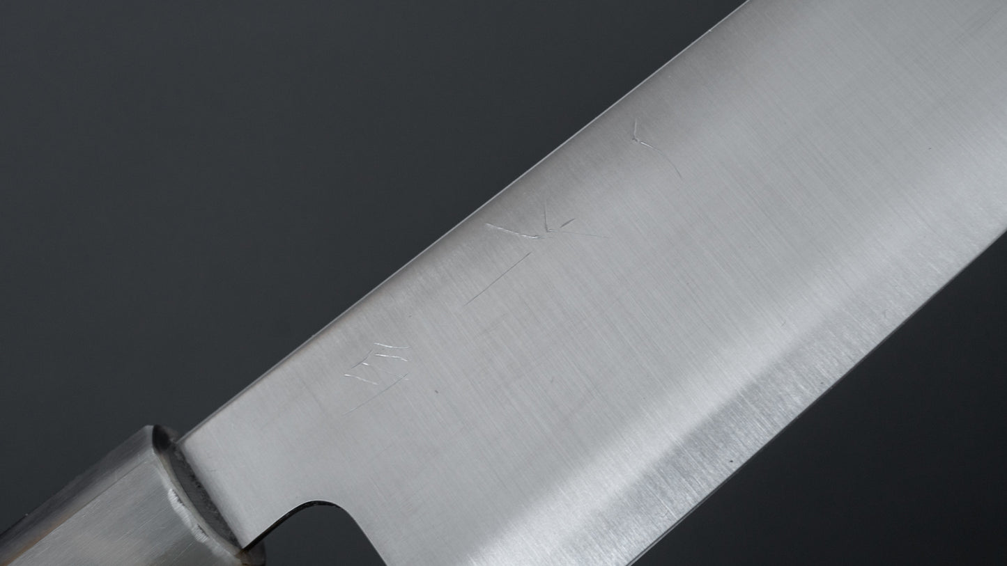 Hitohira Ashi White #2 Santoku 165mm Ebony Handle - HITOHIRA