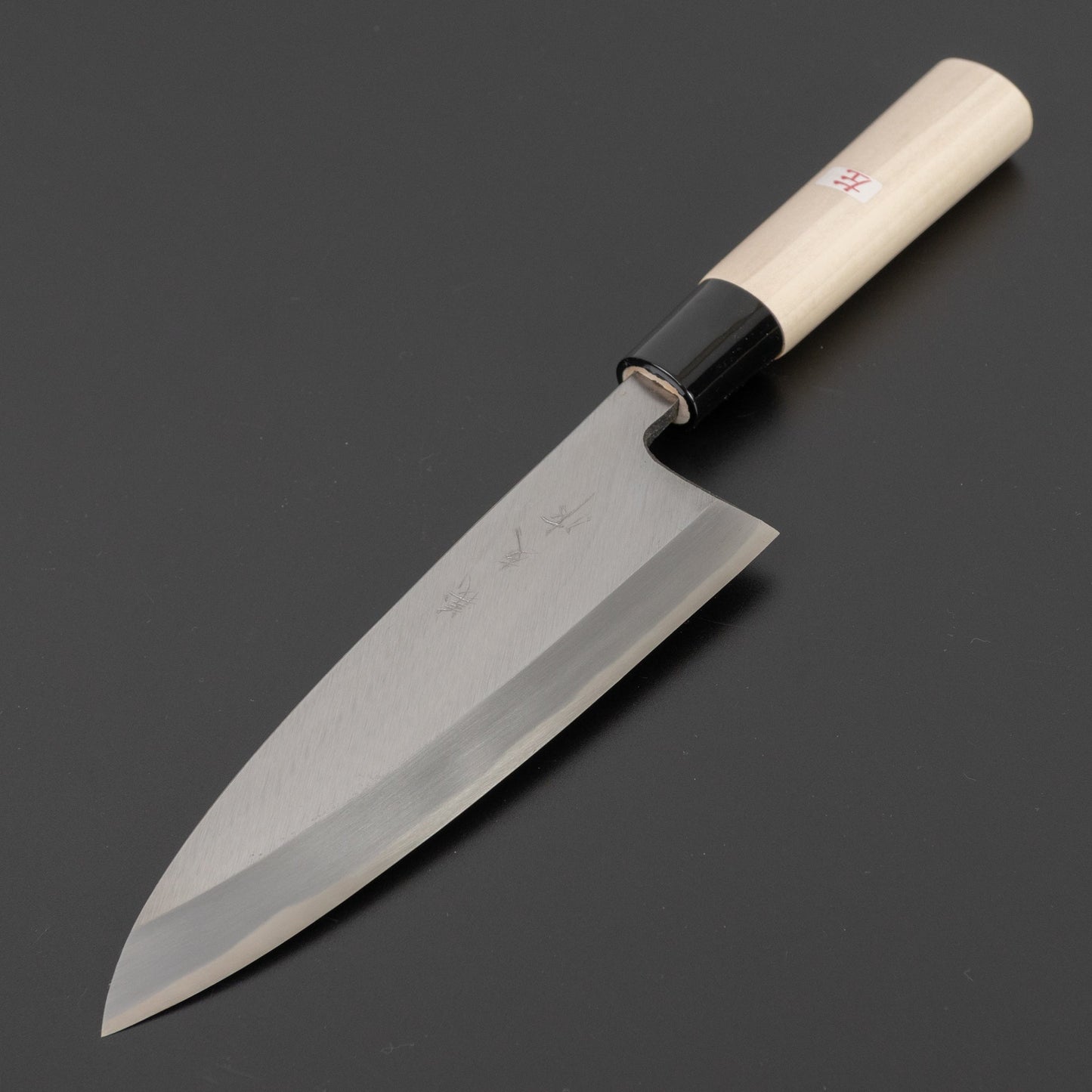 Morihei Yoshitomo Left-Handed Deba 165mm Poplar Handle | HITOHIRA