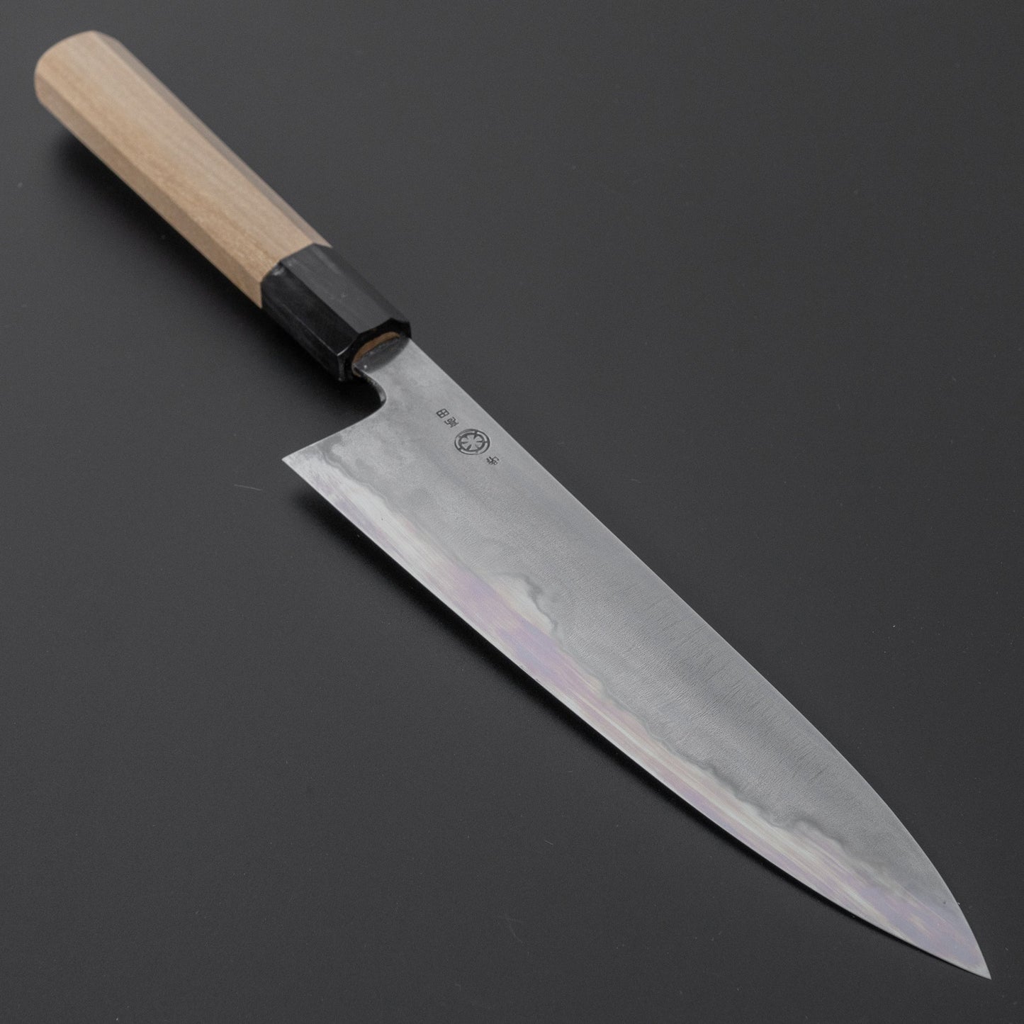 Takada no Hamono White #1 Suiboku Gyuto 210mm Ho Wood Handle - HITOHIRA