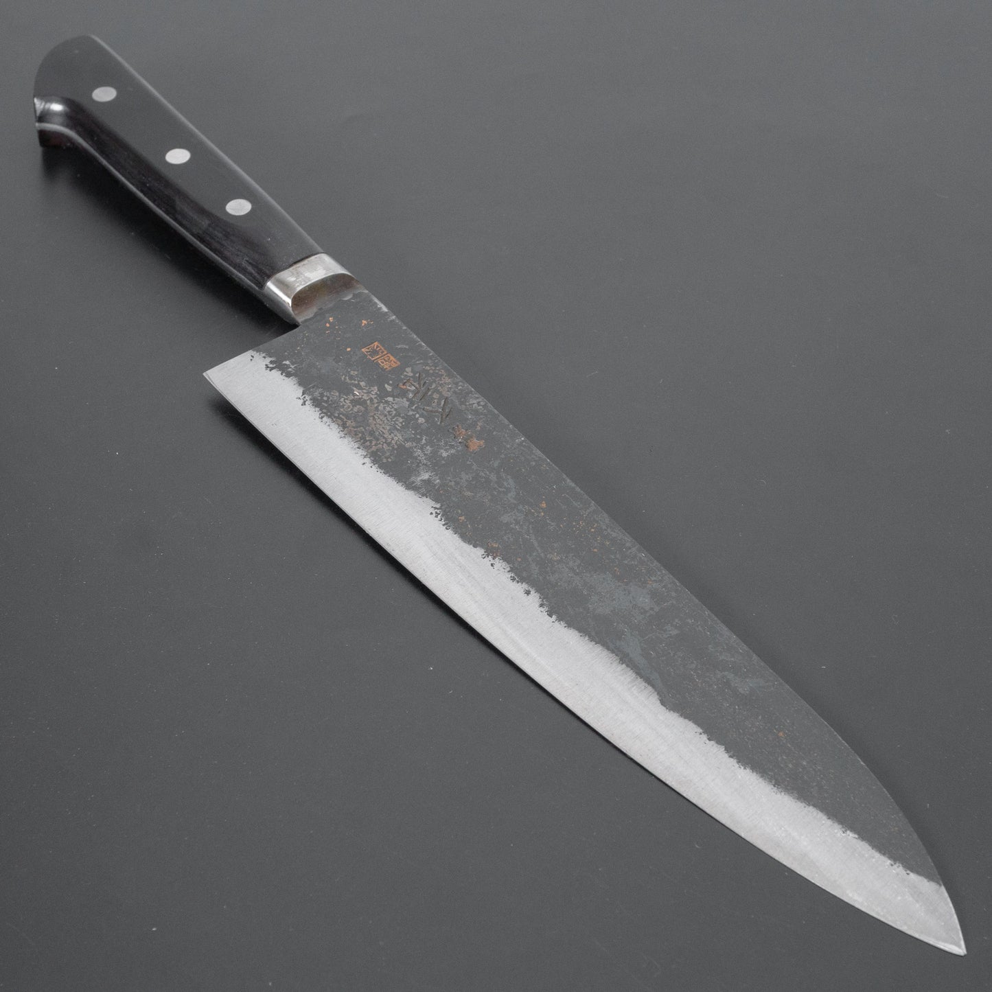 Morihei Hisamoto Kurouchi White #1 Gyuto 240mm Pakka Handle - HITOHIRA