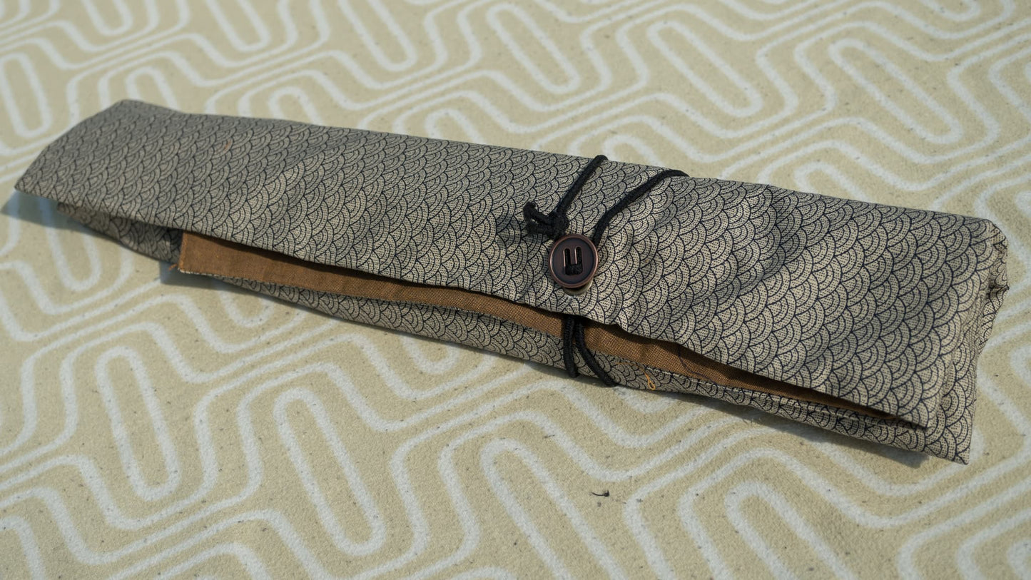 Hitohira Wagara Knife Roll Small (4 Pocket) - HITOHIRA