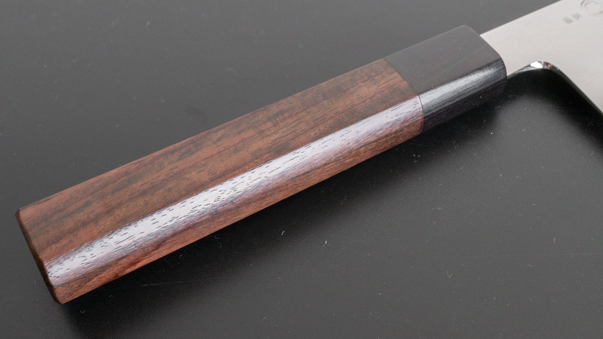 Takada no Hamono Silver #3 Suiboku Nakiri 180mm Rosewood Handle - HITOHIRA