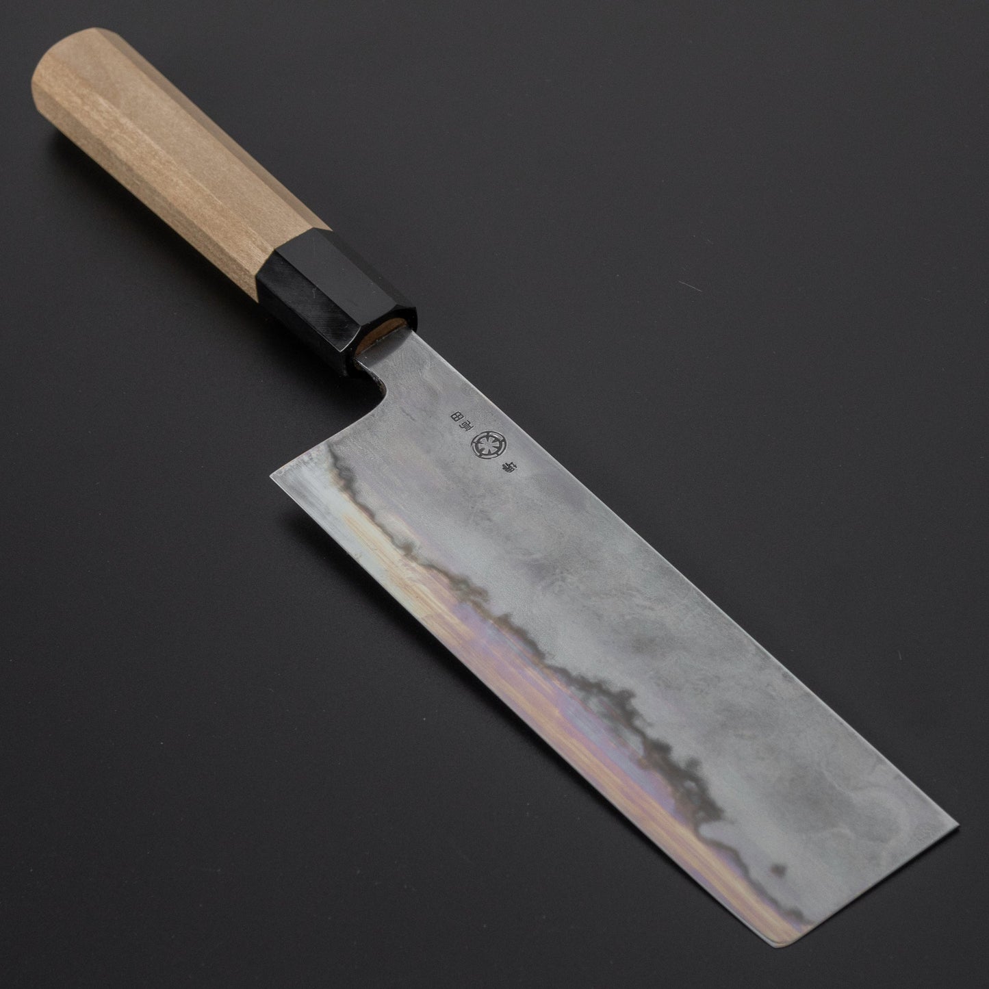 Takada no Hamono White #1 Suiboku Nakiri 180mm Ho Wood Handle - HITOHIRA