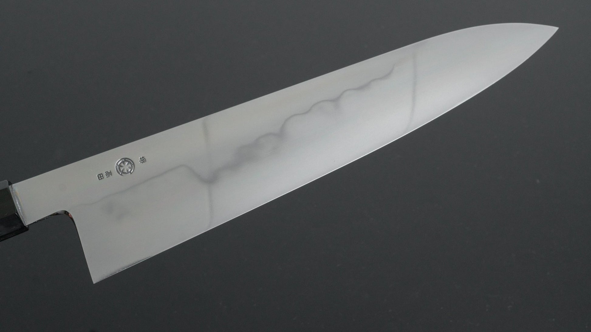 Takada no Hamono Mizu Honyaki White #2 Gyuto 270mm Ebony Handle - HITOHIRA