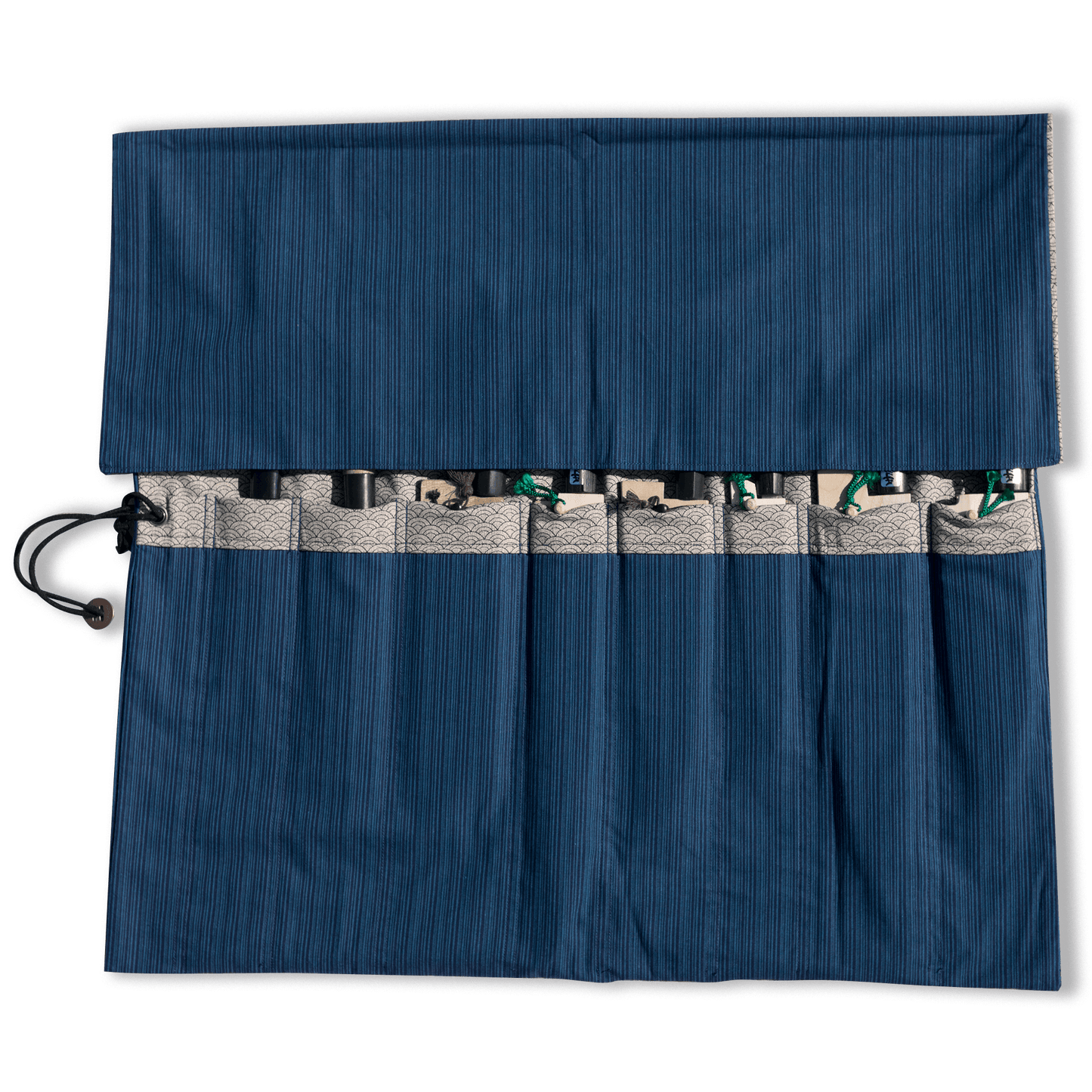 Hitohira Wagara Knife Roll Large (8 Pocket) - HITOHIRA