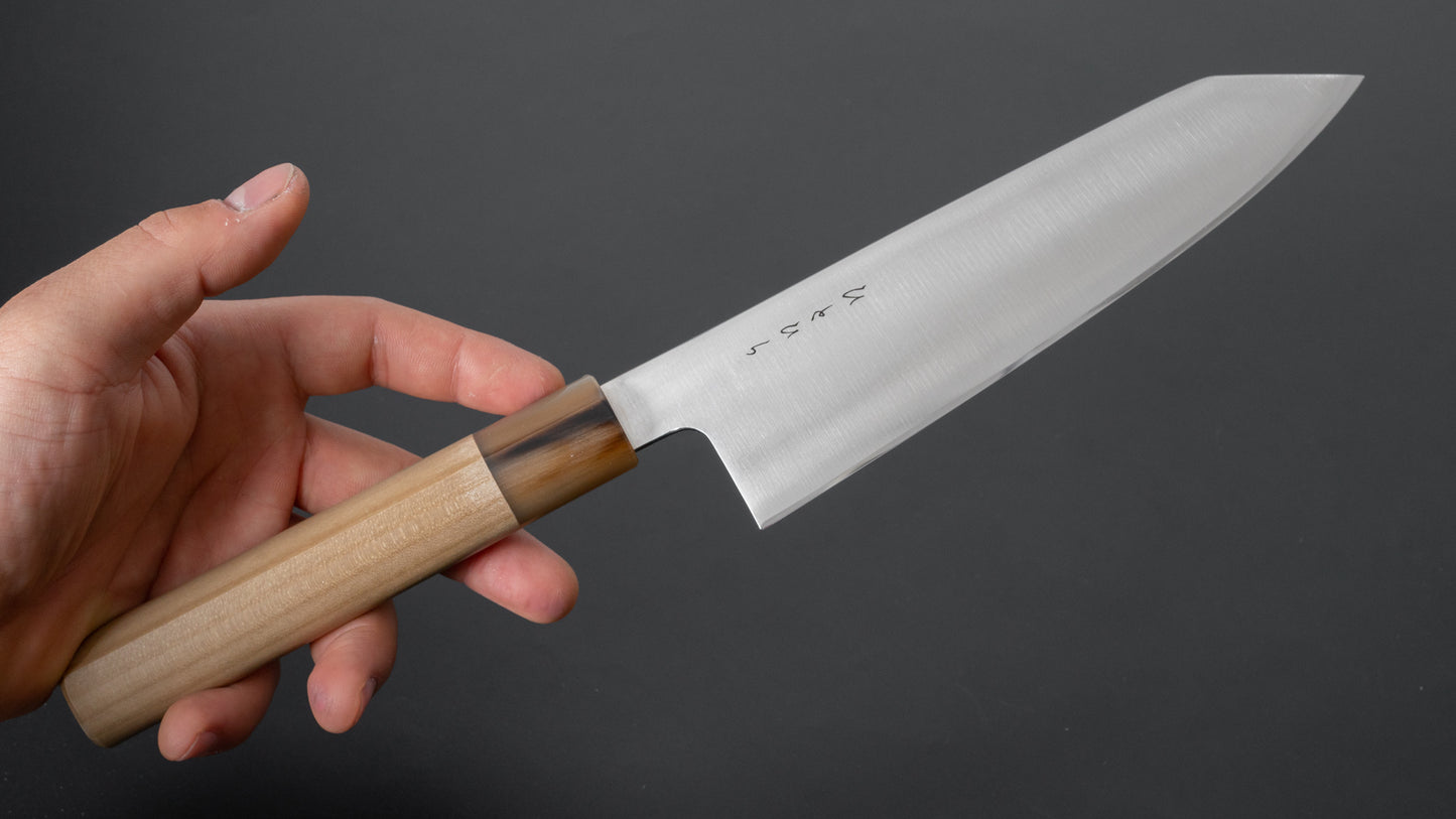 Hitohira KH Stainless Bunka 180mm Ho Wood Handle (D-Shape) - HITOHIRA