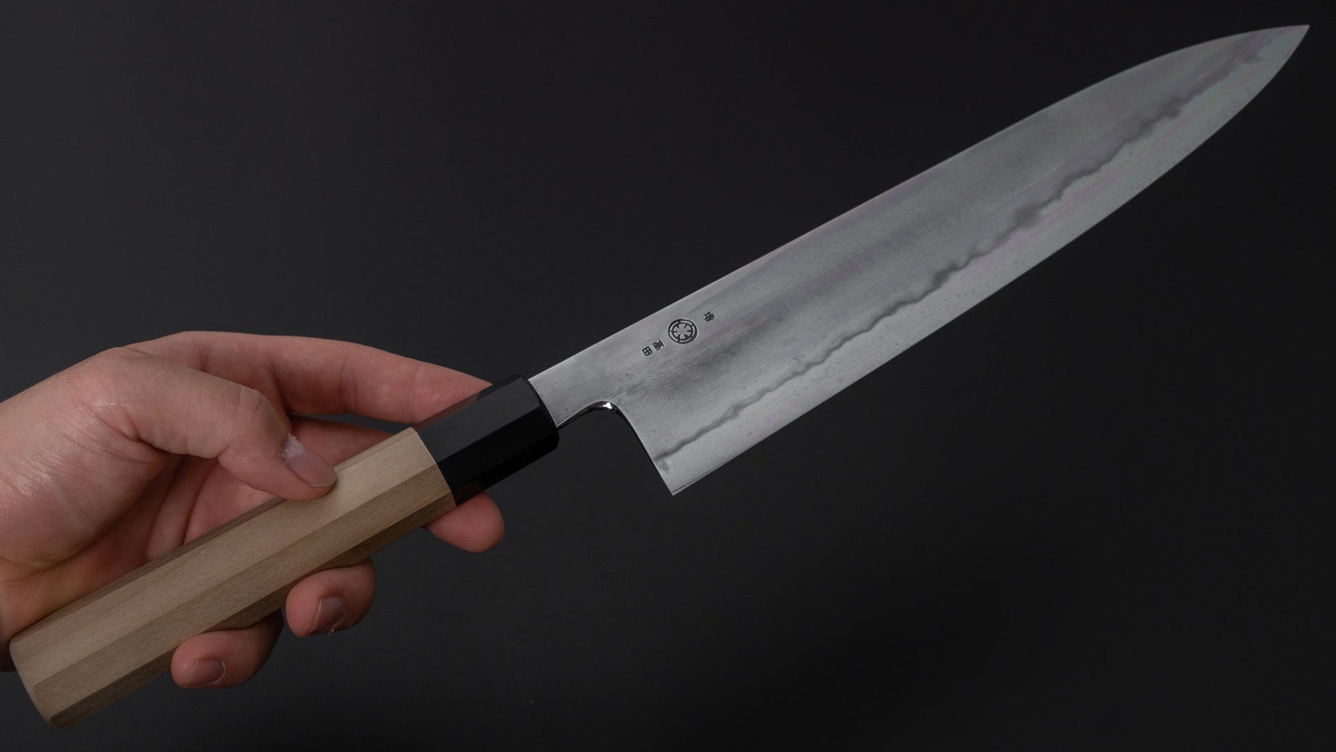 Takada no Hamono White #1 Suiboku Gyuto 270mm Ho Wood Handle - HITOHIRA