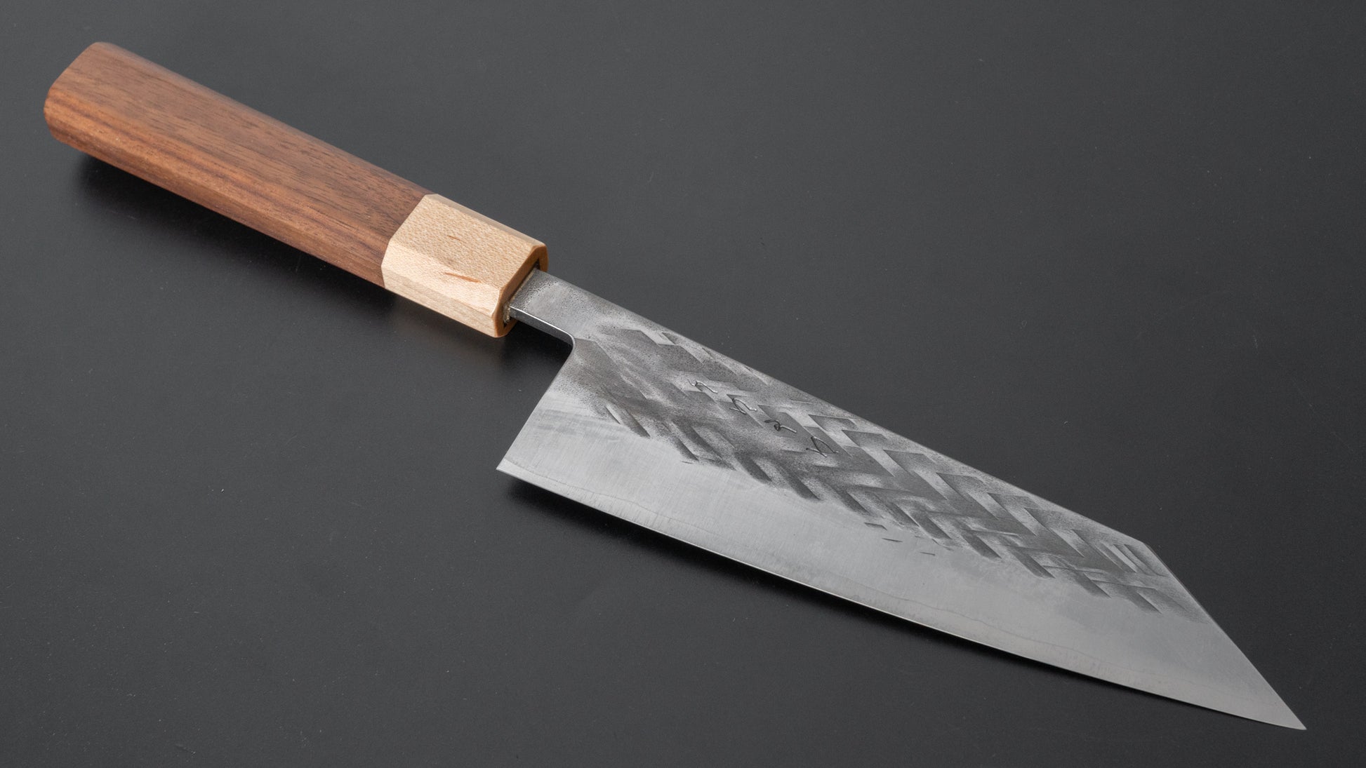 Hitohira TD SLD Tsuchime Bunka 170mm Walnut Handle - HITOHIRA