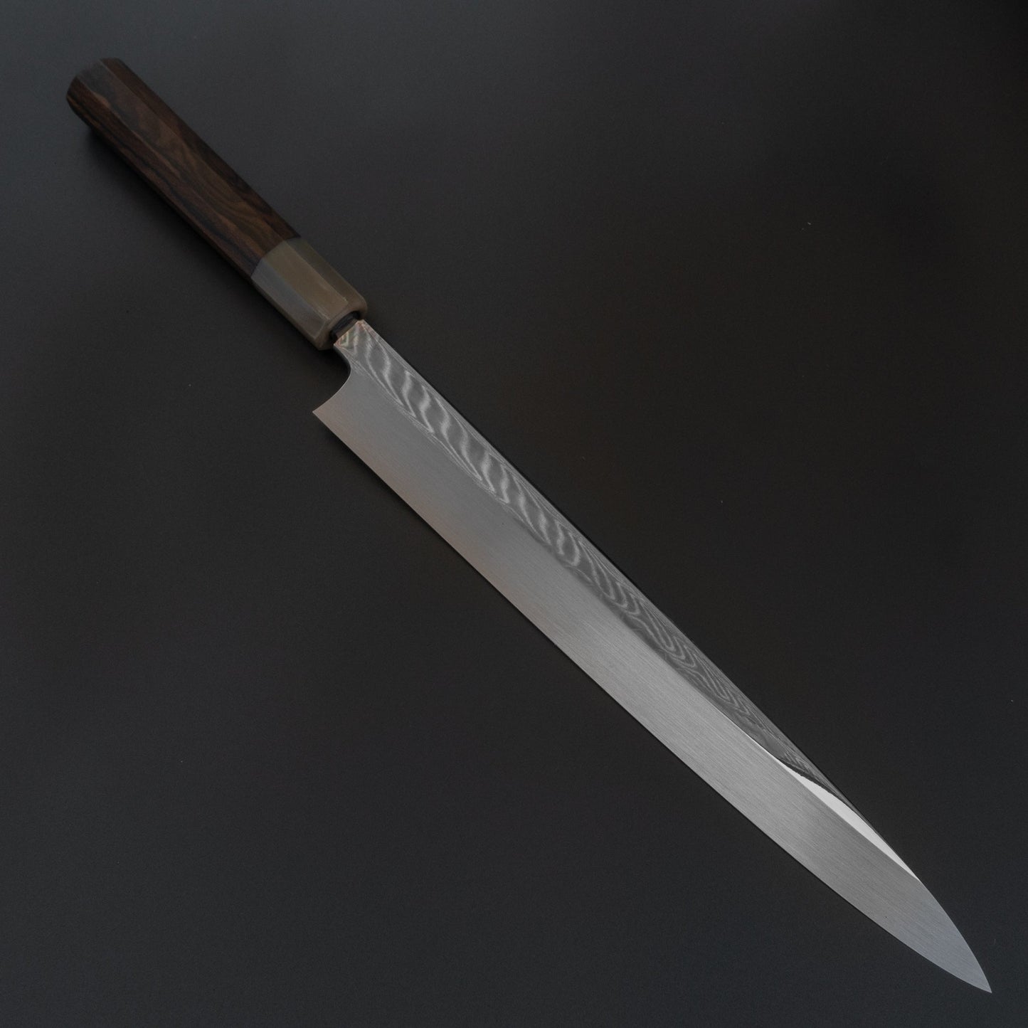 Hitohira Togashi Kambei White #1 Mizu Honyaki Yanagiba 300mm Ziricote Handle (Saya) | HITOHIRA