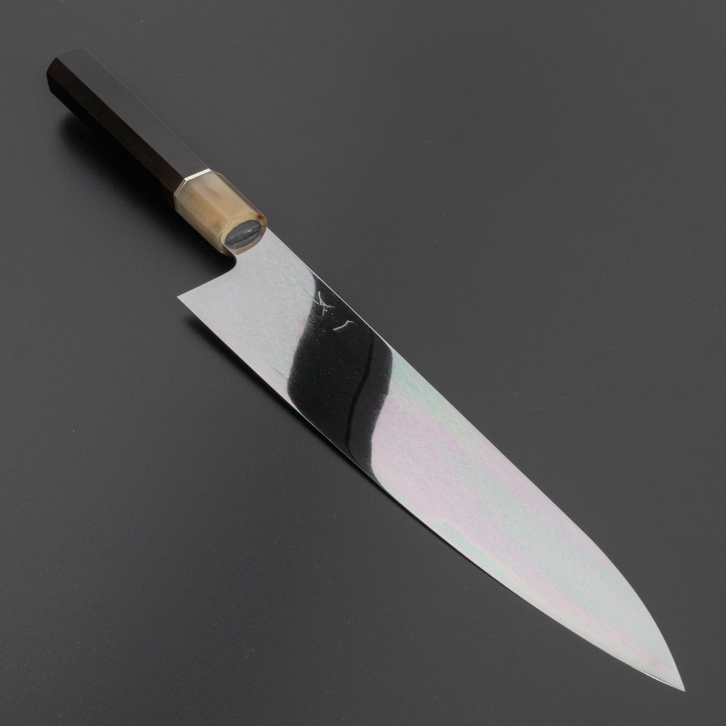 Hitohira White #2 Mirror Polished Gyuto 270mm Ebony Handle (Limited Edition/ Walnut Saya) | HITOHIRA