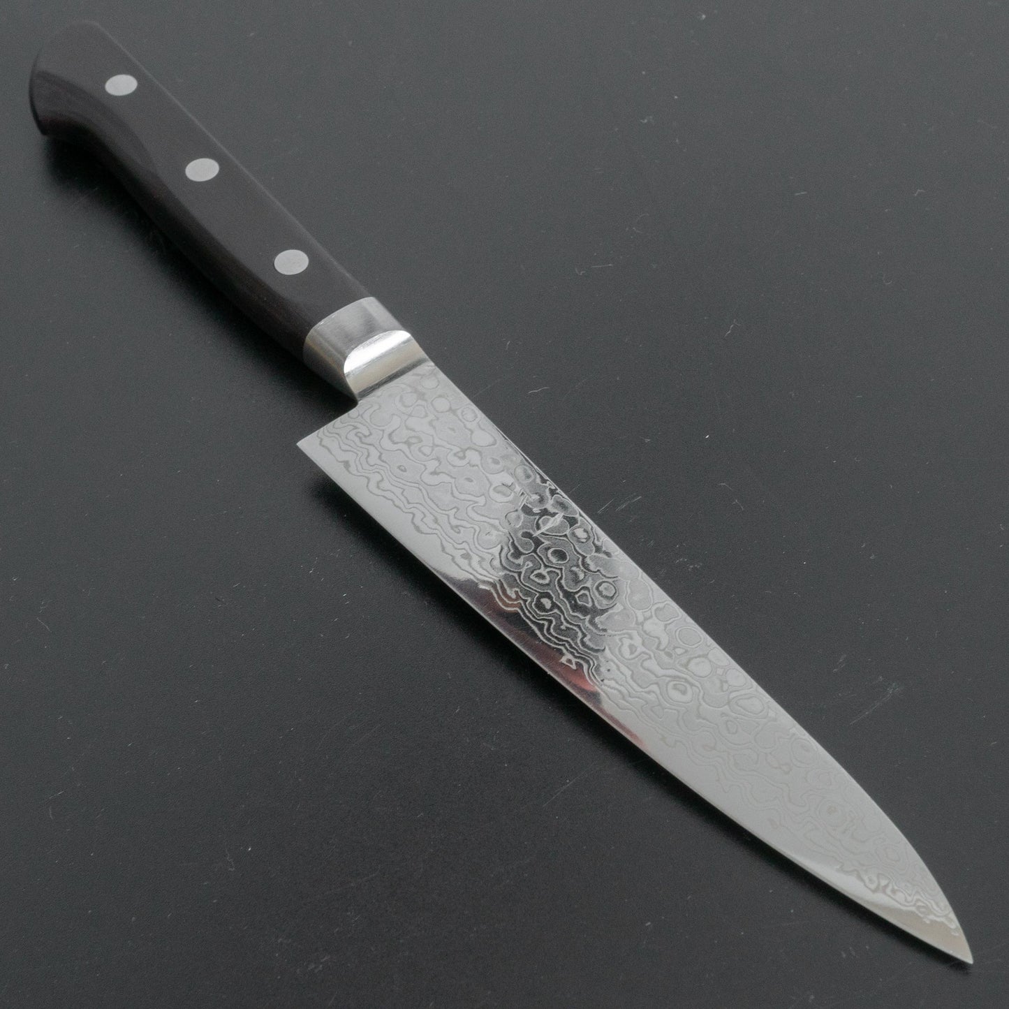 Hitohira HG Damascus Petty 135mm Pakka Handle - HITOHIRA