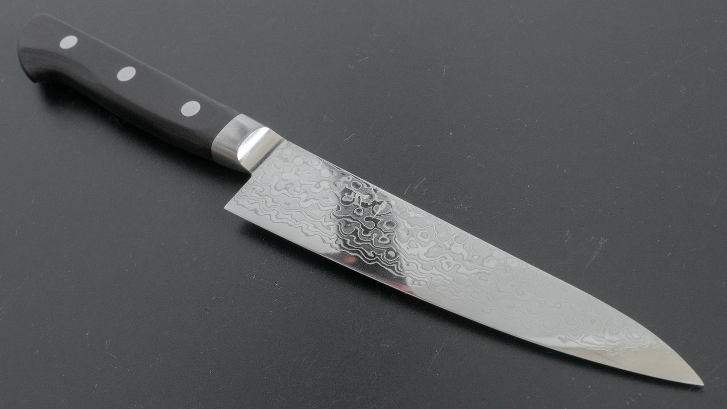 Hitohira HG Damascus Petty 135mm Pakka Handle - HITOHIRA