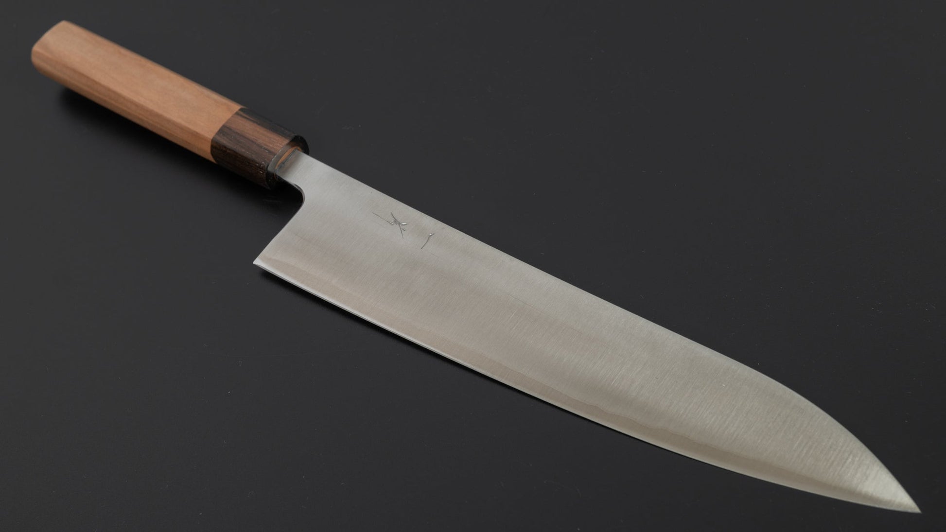 Hitohira Futana S3 Migaki Gyuto 240mm Cherry Wood Handle | HITOHIRA