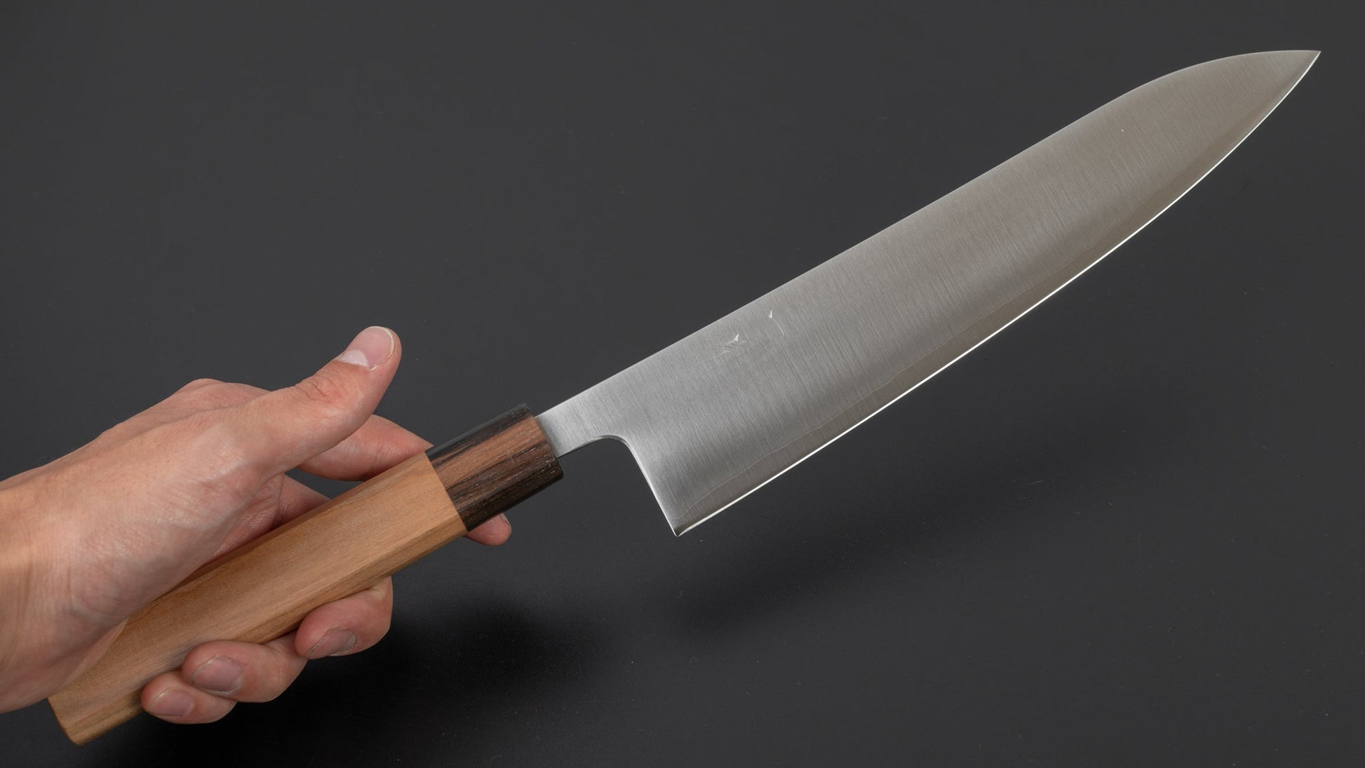 Hitohira Futana S3 Migaki Gyuto 240mm Cherry Wood Handle | HITOHIRA