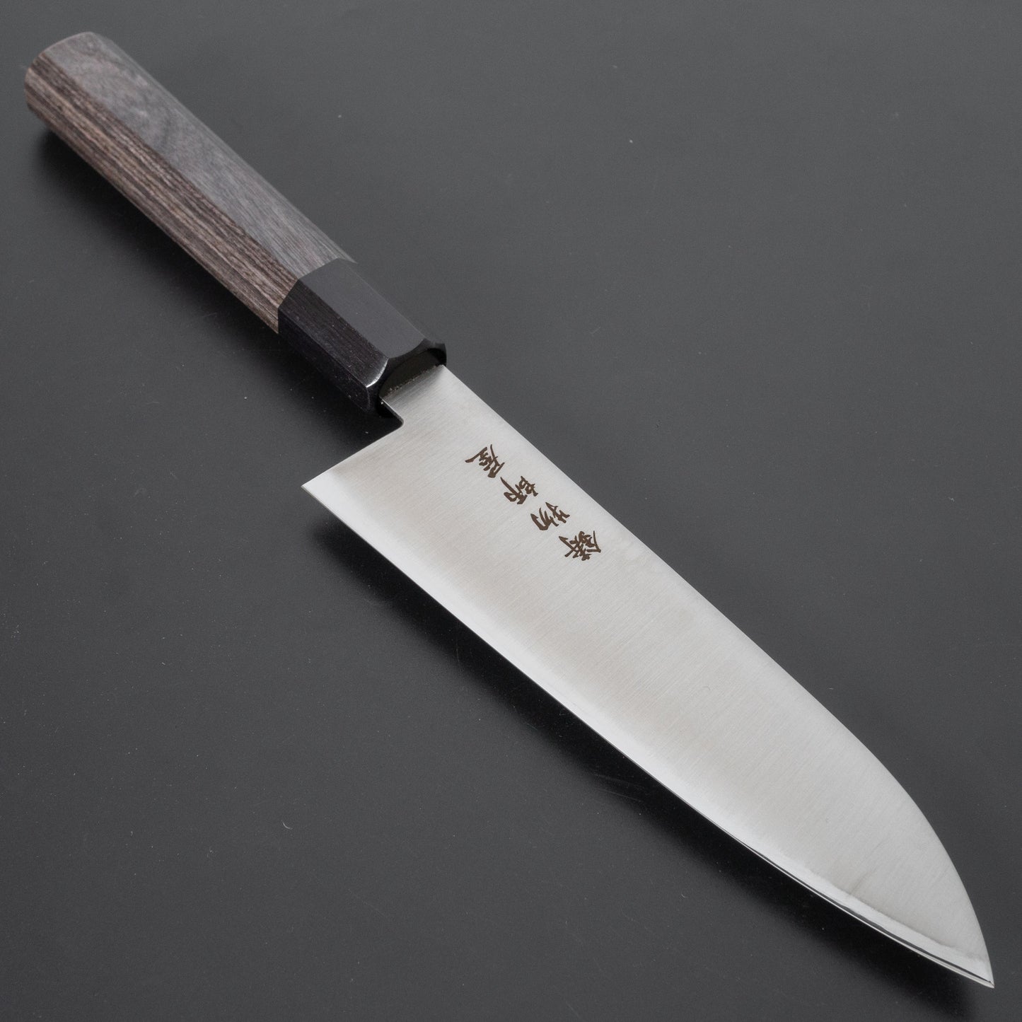 Hitohira Imojiya TH Stainless Santoku 180mm Pakka Handle (Wa) - HITOHIRA