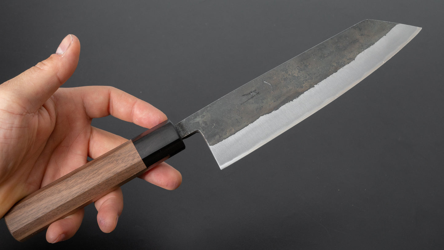 Hitohira Harima Forged Blue Super Stainless Clad Bunka Walnut Handle - HITOHIRA