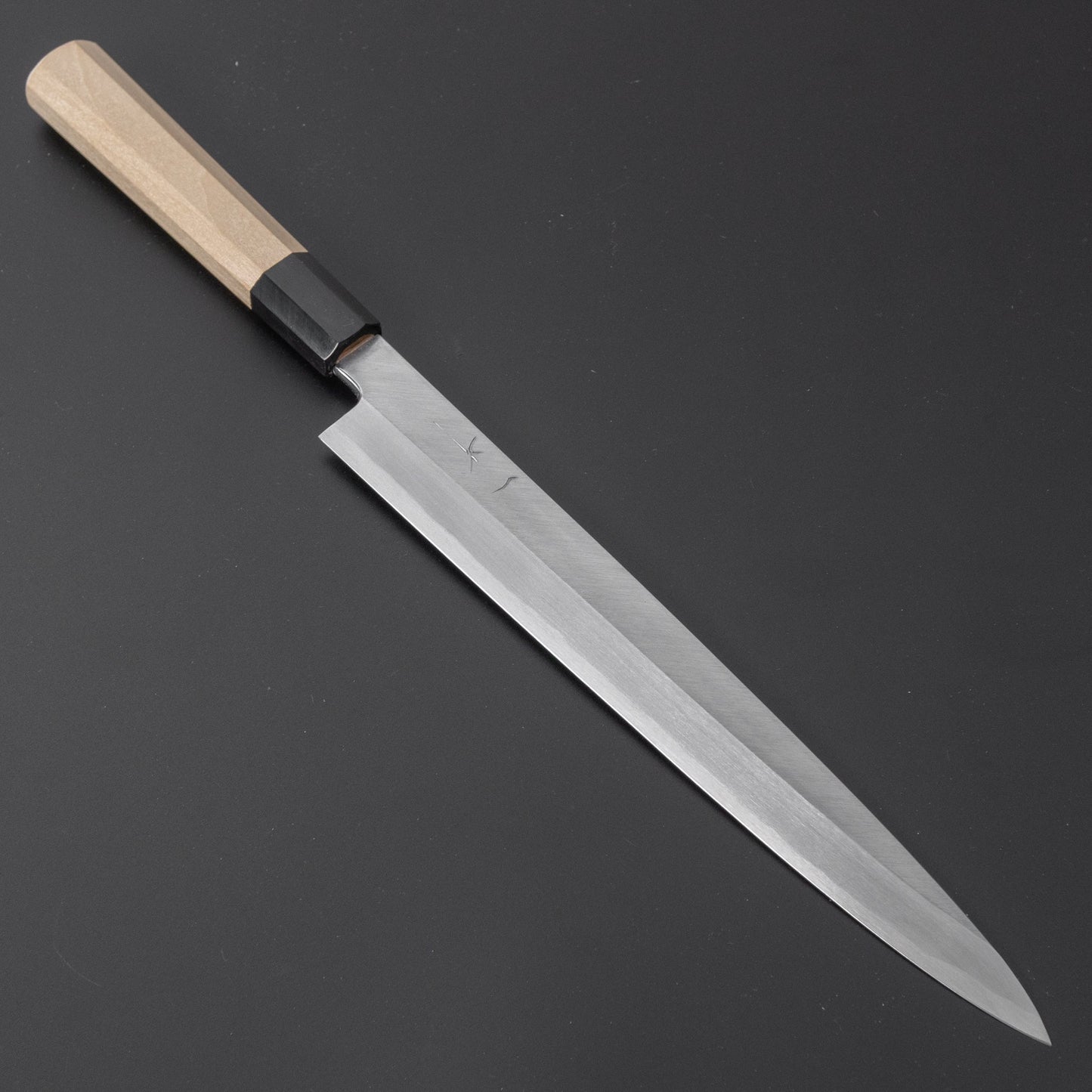 Hitohira Kikuchiyo Manzo Blue #2 Yanagiba 270mm Ho Wood Handle (Thinner/ Saya) - HITOHIRA