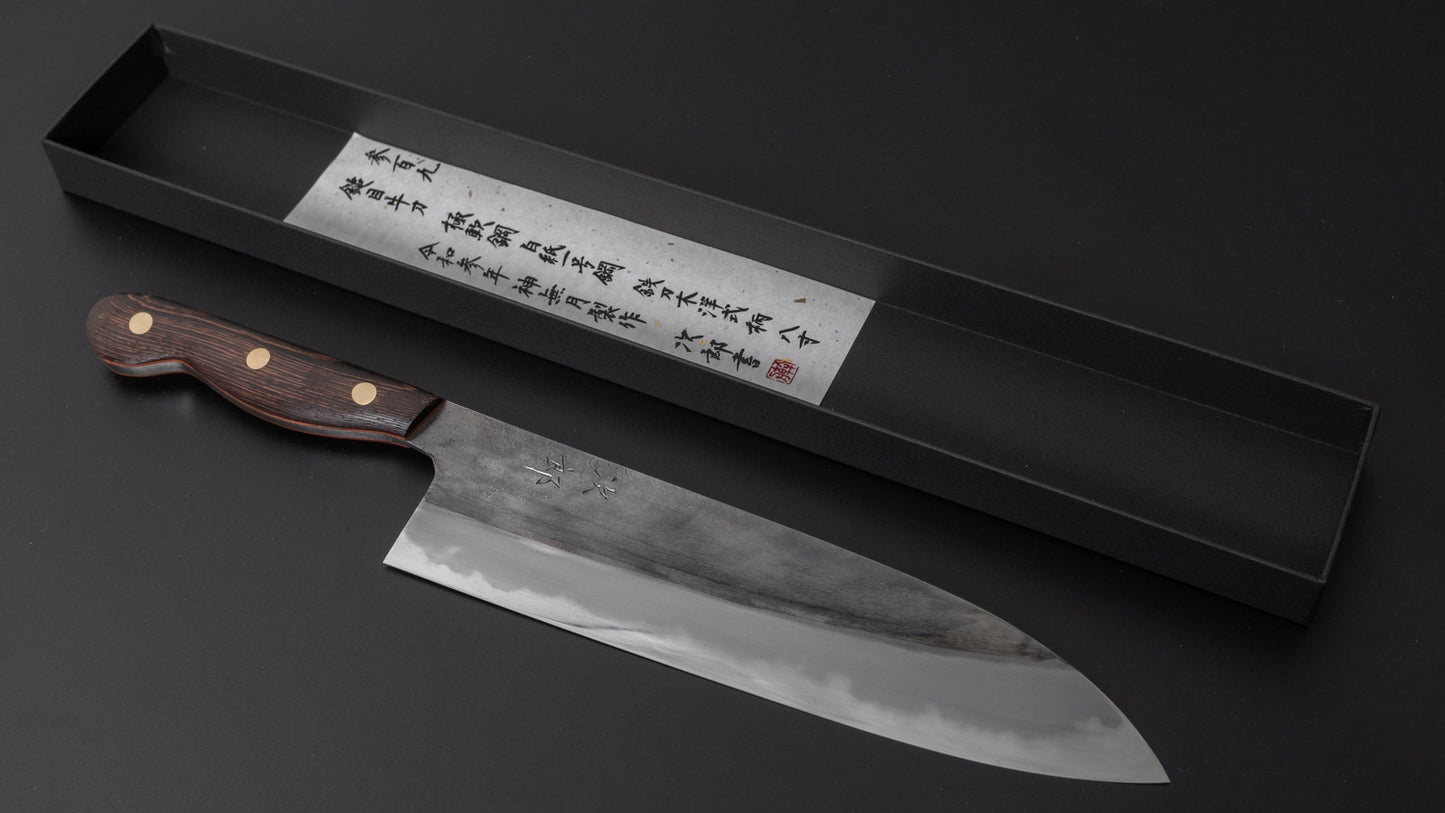 Jiro Tsuchime Yo Gyuto 240mm Tagayasan Handle (#309) - HITOHIRA