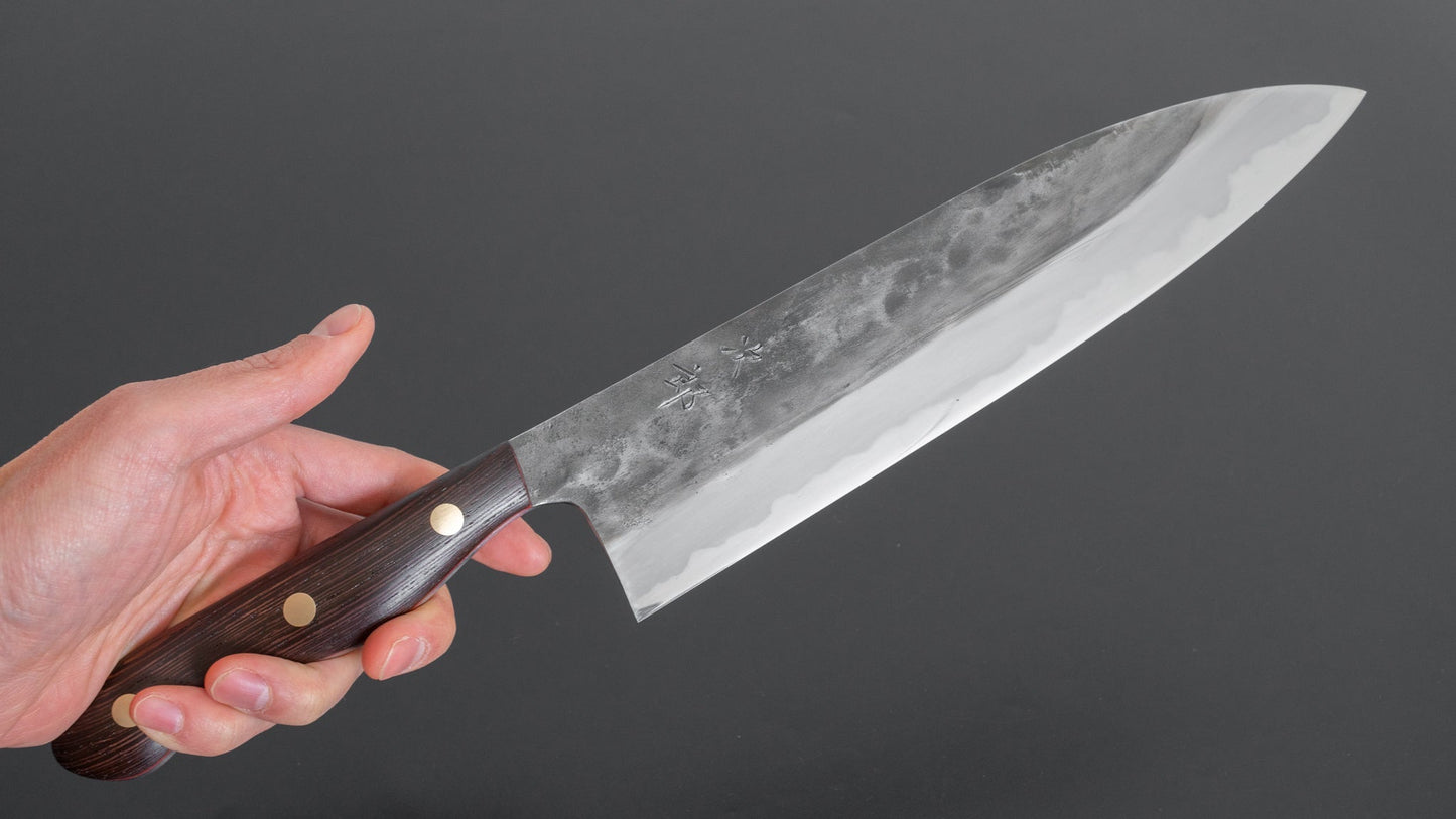 Jiro Tsuchime Yo Gyuto 240mm Tagayasan Handle (#194) - HITOHIRA