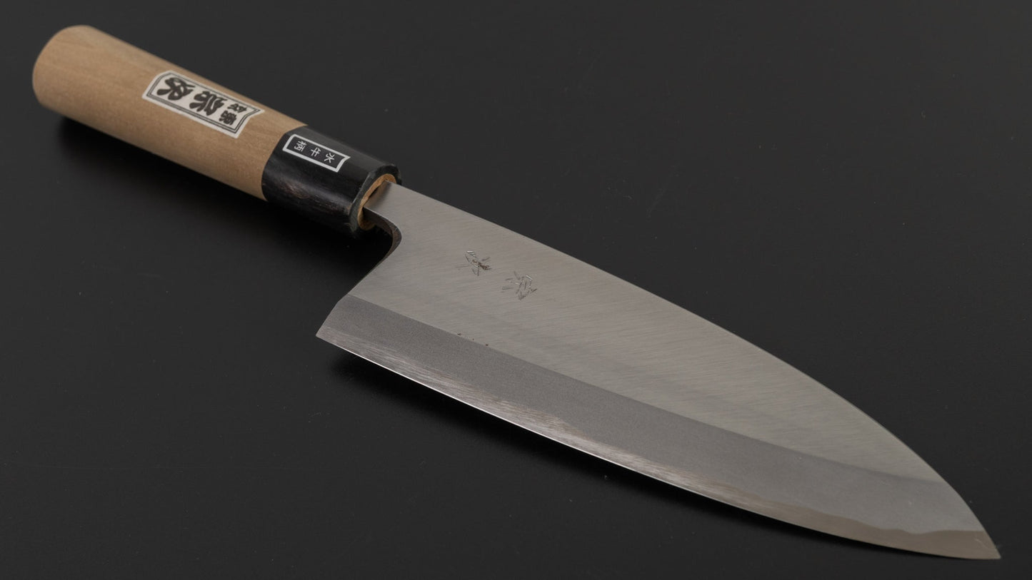 Morihei Munetsugu White #2 Deba 180mm Ho Wood Handle | HITOHIRA