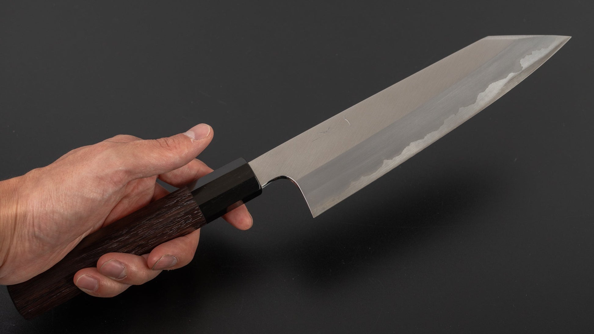 Hitohira Togashi White #1 Stainless Clad Kiritsuke Gyuto 210mm Taihei Rosewood Handle (Saya) | HITOHIRA