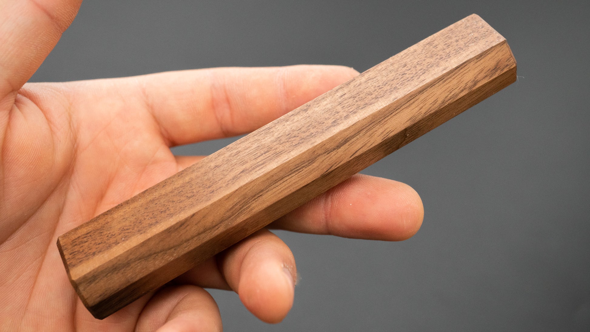 Hitohira WB Mono Handle Walnut 130mm (Thick) - HITOHIRA