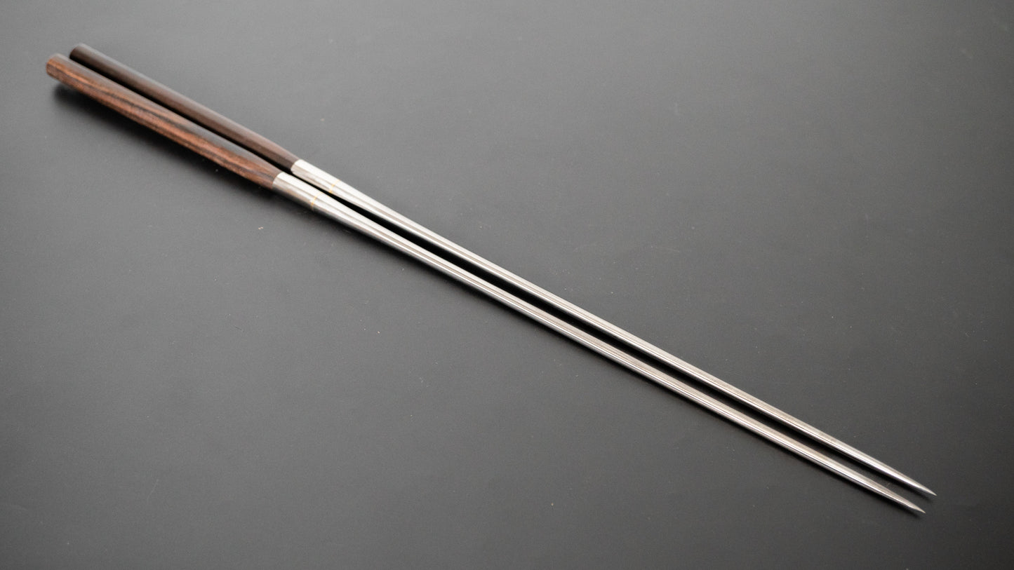 Hitohira Ebony Moribashi Chopstick 240mm Rounded - HITOHIRA