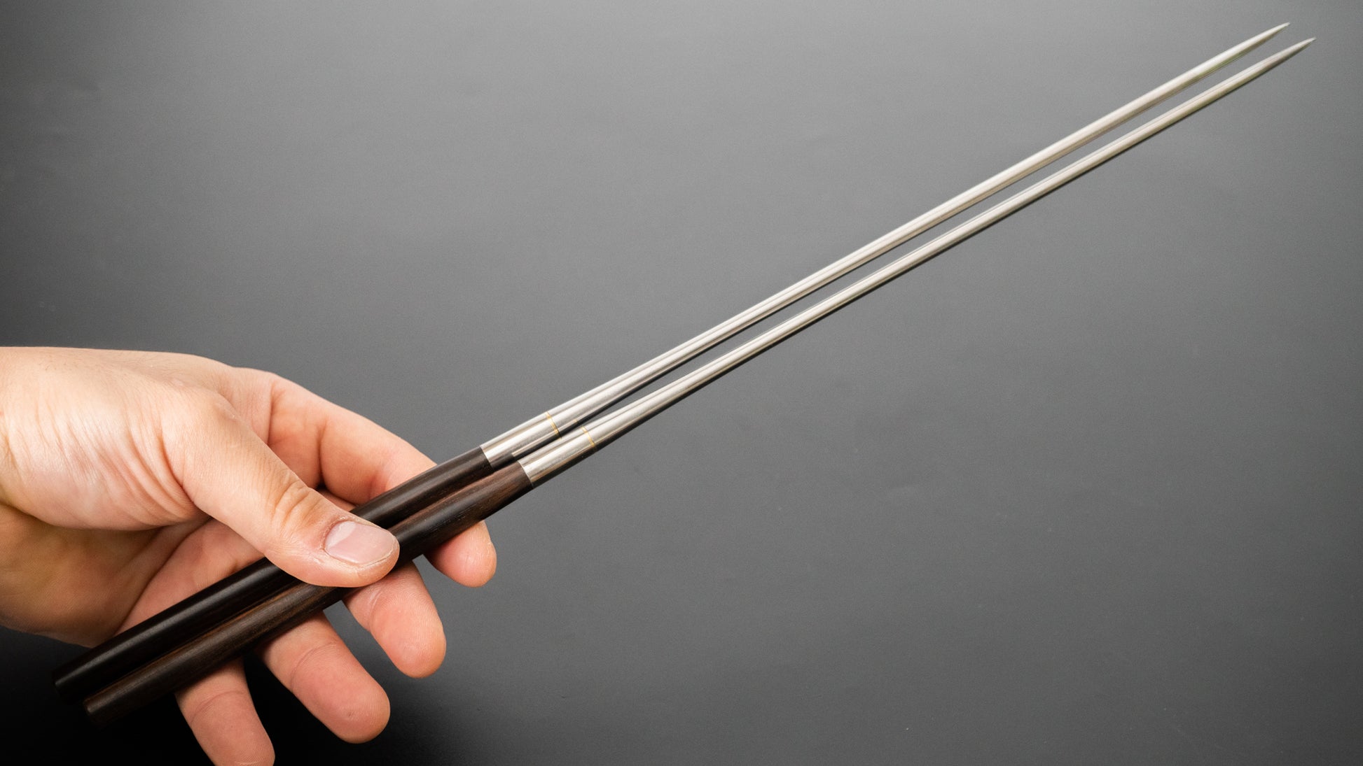 Hitohira Ebony Moribashi Chopstick 240mm Rounded - HITOHIRA