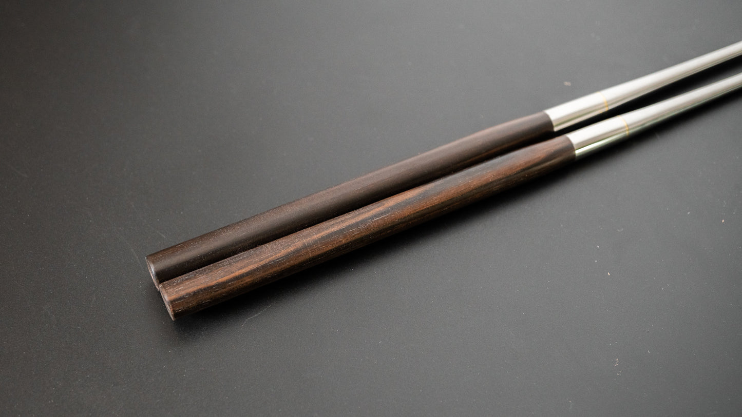 Hitohira Ebony Moribashi Chopstick 240mm Rounded - HITOHIRA