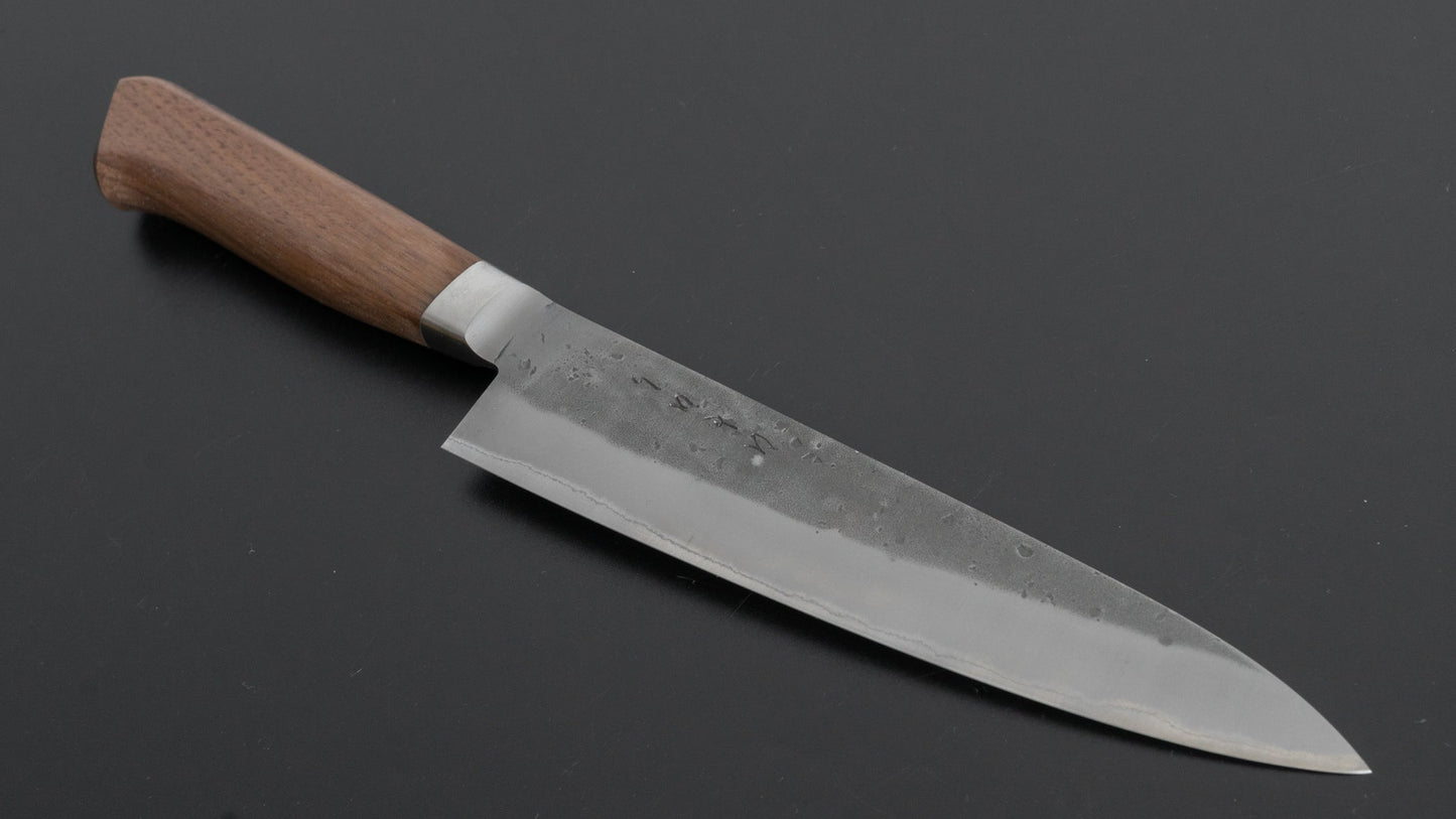 Hitohira TD Blue #2 Stainless Clad Nashiji Yo Gyuto 180mm Walnut Handle - HITOHIRA