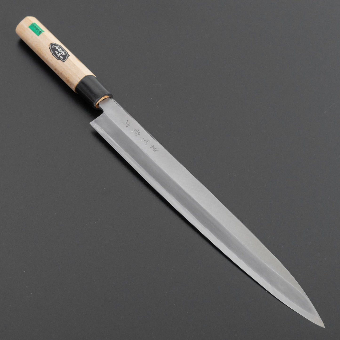 Morihei Munetsugu Stainless Yanagiba 300mm Poplar Handle (Fine Finish) | HITOHIRA