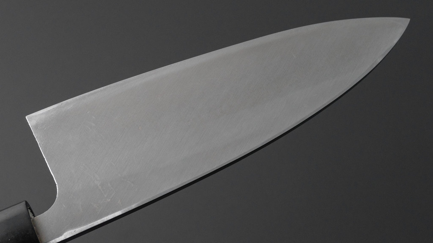 Morihei Munetsugu Stainless Deba 150mm Poplar Handle (Fine Finish) | HITOHIRA