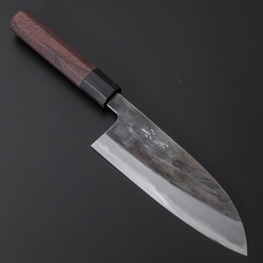 Jiro Tsuchime Wa Santoku 165mm Taihei Tagayasan Handle (#316) - HITOHIRA