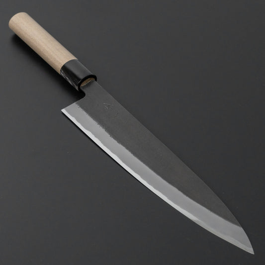 Hitohira Hinode Nashiji White #2 Stainless Clad Gyuto 240mm Ho Wood Handle | HITOHIRA