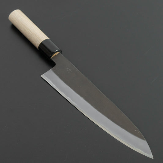 Hitohira Hinode Kurouchi White #2 Stainless Clad Gyuto 210mm Ho Wood Handle | HITOHIRA