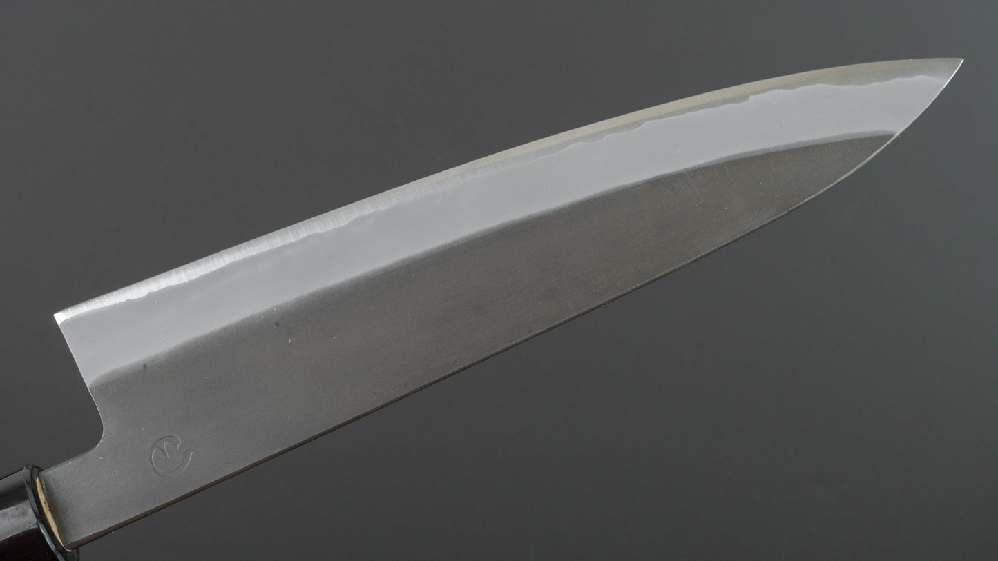 Hitohira Hinode Kurouchi White #2 Stainless Clad Gyuto 210mm Ho Wood Handle | HITOHIRA