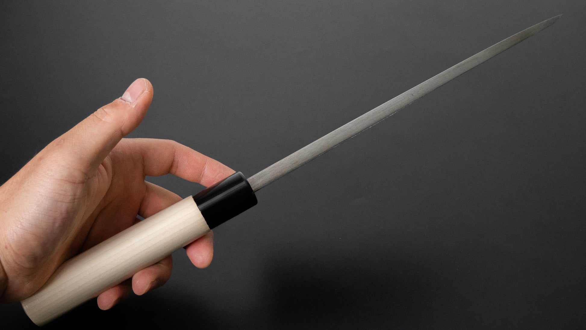 Morihei Yoshitomo Deba 225mm Poplar Handle - HITOHIRA