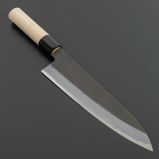 Hitohira Hinode Nashiji White #2 Stainless Clad Gyuto 210mm Ho Wood Handle | HITOHIRA