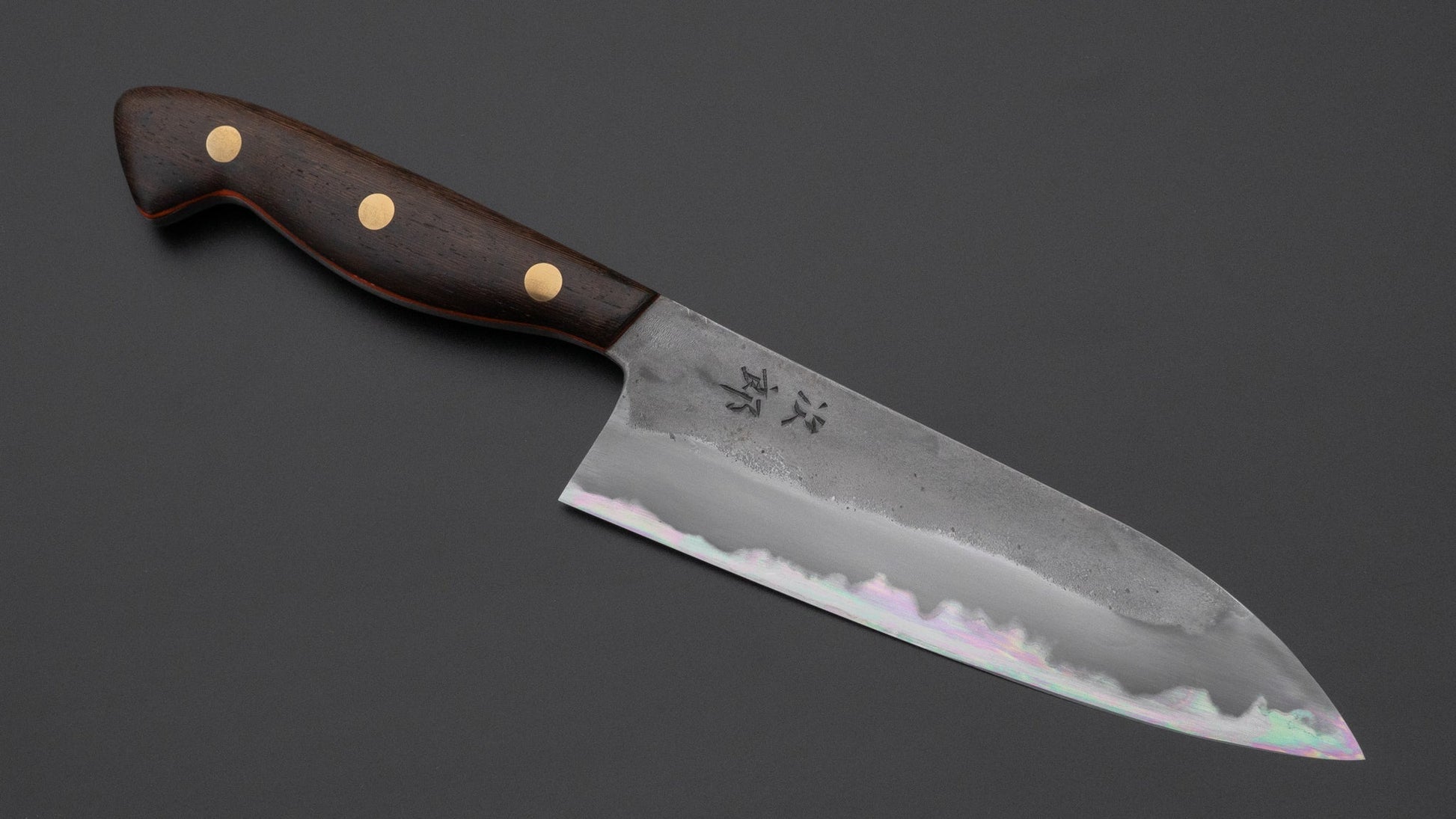 Jiro Tsuchime Yo Santoku 165mm Tagayasan Handle (#008) | HITOHIRA