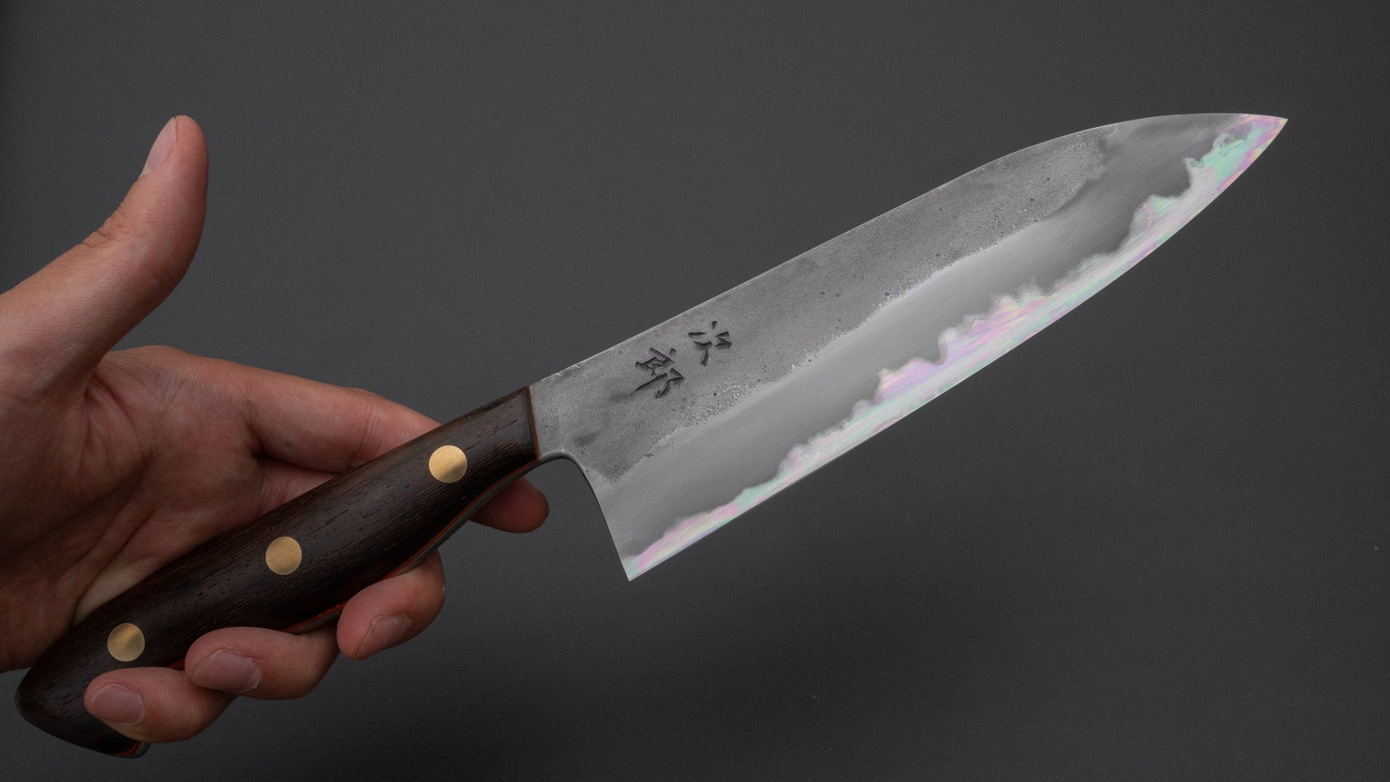 Jiro Tsuchime Yo Santoku 165mm Tagayasan Handle (#008) | HITOHIRA