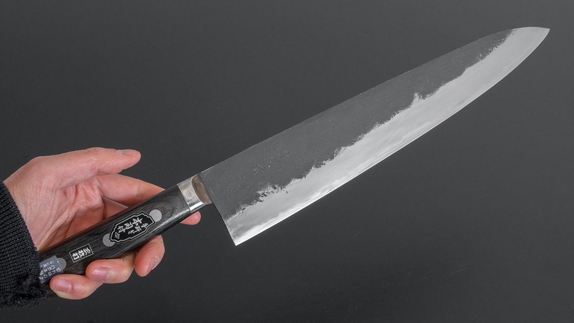 Morihei Hisamoto Kurouchi White #1 Gyuto 270mm Pakka Handle (Fine Finish) - HITOHIRA