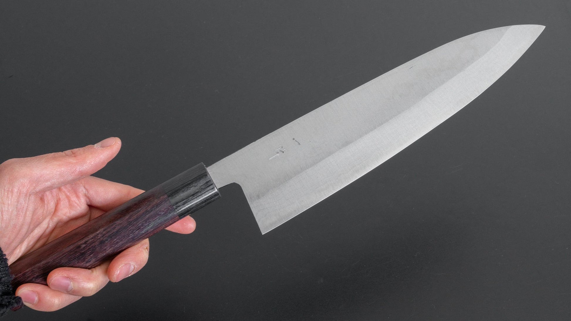 Hitohira GR Blue #2 Damascus Gyuto 210mm Rosewood Handle - HITOHIRA