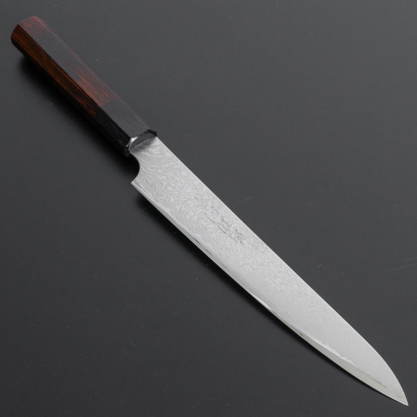 Hitohira Imojiya TH Damascus Petty 180mm Pakka Handle (Red) - HITOHIRA