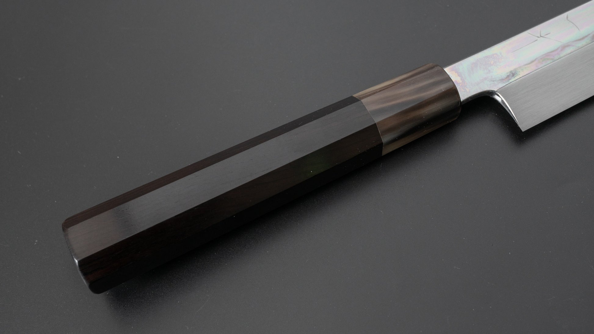 Hitohira Kikuchiyo Mosuke White #1 Mizu Honyaki Yanagiba 300mm Ebony Handle (Saya) - HITOHIRA