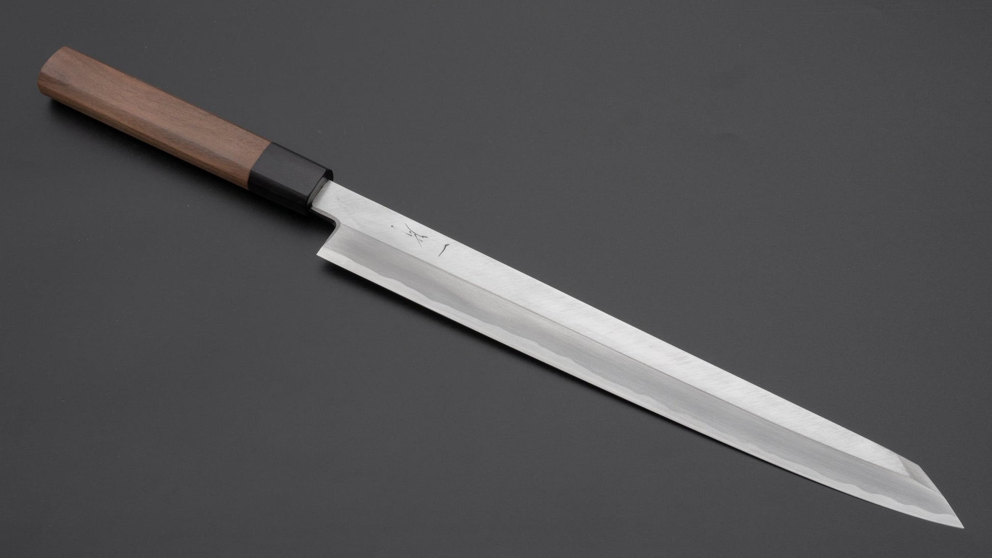 Hitohira Kikuchiyo Manzo White #3 Kiritsuke Yanagiba 300mm Walnut Handle (Saya) | HITOHIRA