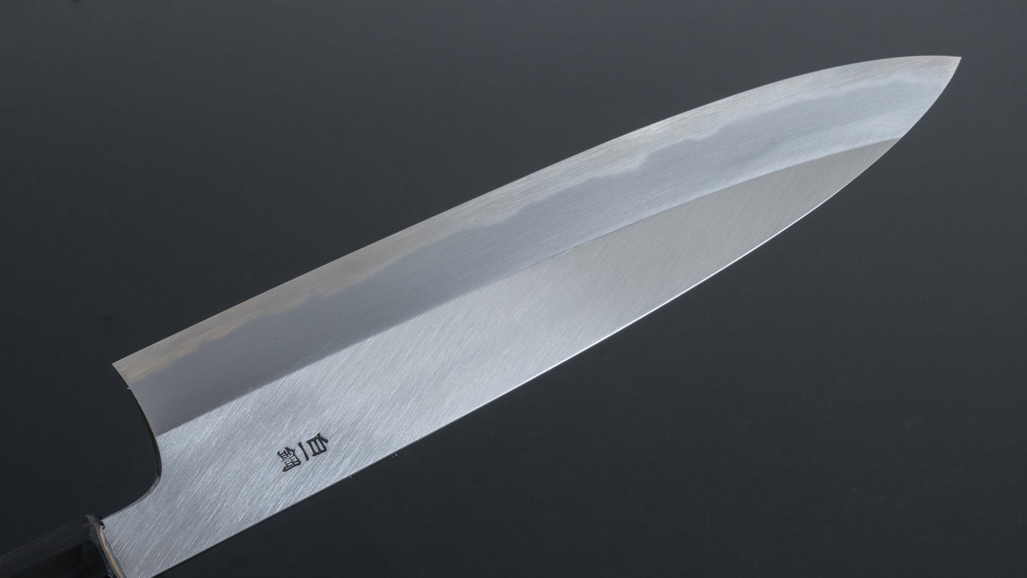 Hitohira Togashi White #1 Migaki Gyuto 240mm Ho Wood Handle (Discounted) - HITOHIRA