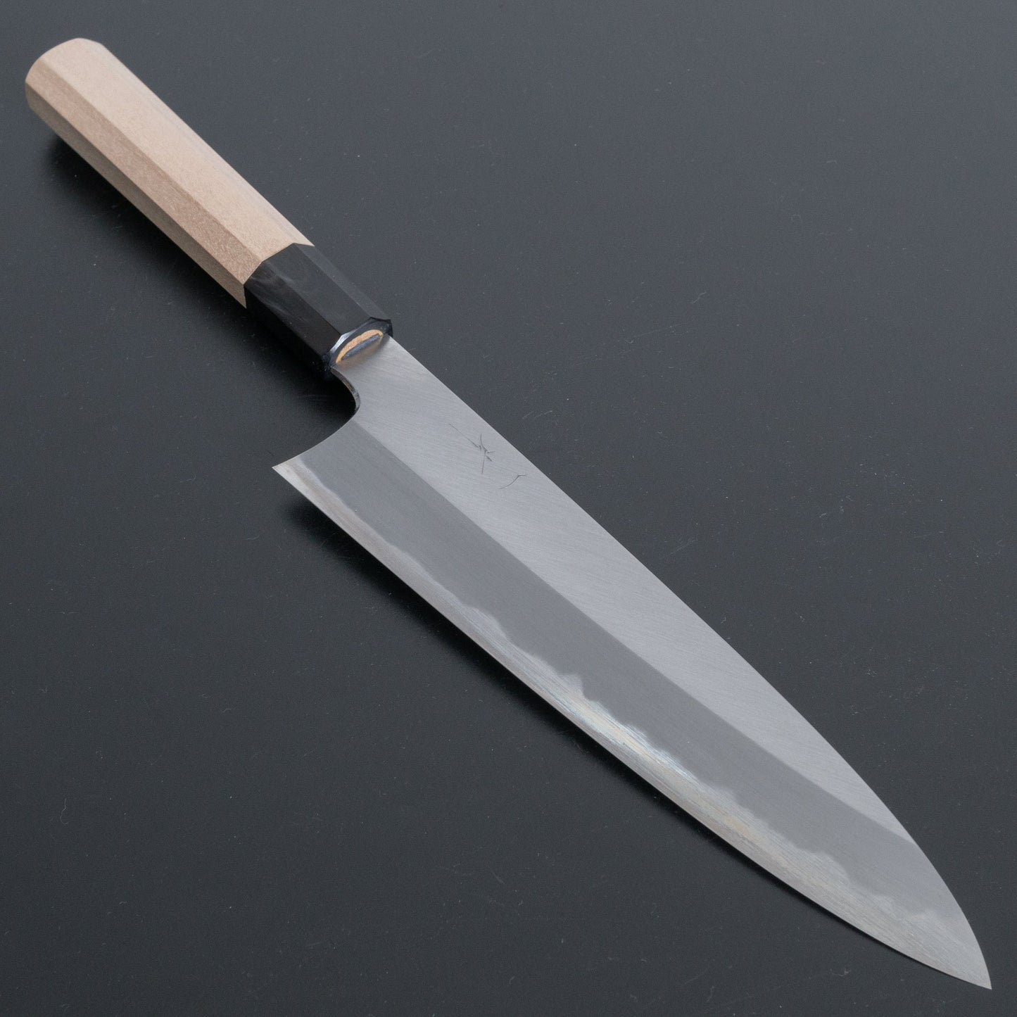 Hitohira Togashi White #1 Migaki Gyuto 210mm Ho Wood Handle (Discounted) - HITOHIRA