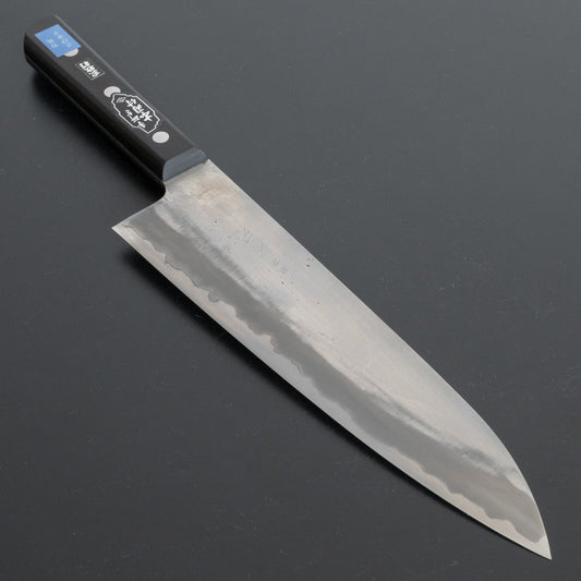 Morihei Hisamoto White #1 Stainless Clad Gyuto 210mm Pakka Handle (No Bolster/ Fine Finish) - HITOHIRA